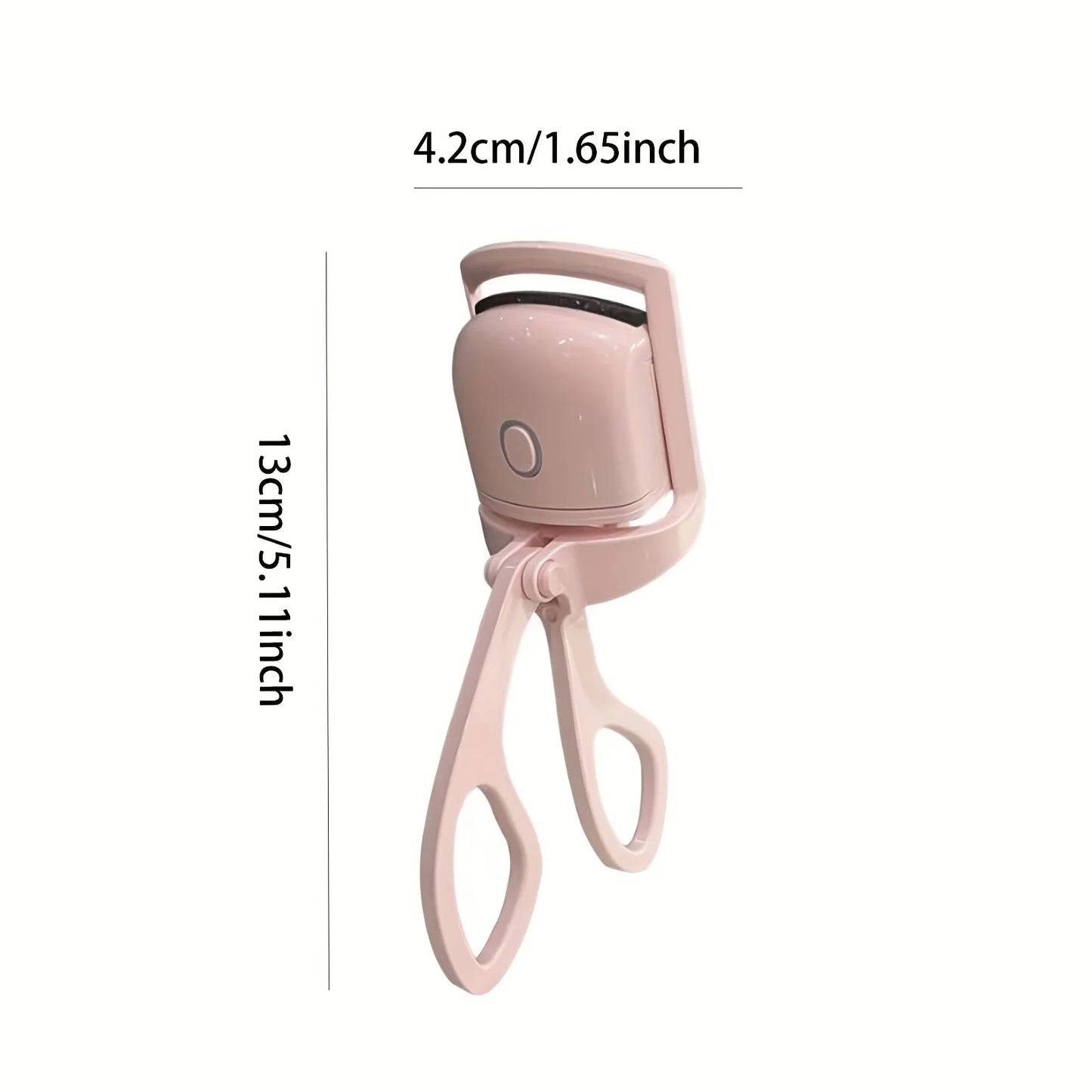 1PC  Use electric eyelash curler, long-lasting curling, quick preheating for 10 seconds, portable travel and make-up with you.