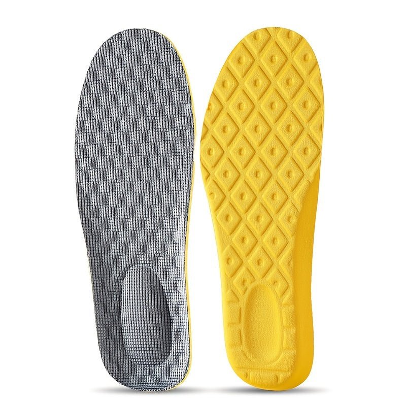 2pcs () Set Sports Insoles For Feet Super Soft Running Insoles Shock Absorption Basket Sole Arch Support Orthopedic Inserts