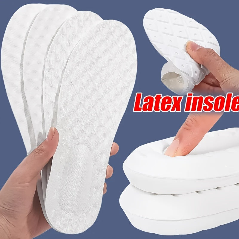 2pcs () Set Sports Insoles For Feet Super Soft Running Insoles Shock Absorption Basket Sole Arch Support Orthopedic Inserts